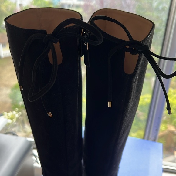 Stuart Weitzman Hettie Black Suede Boots NWT - Picture 7 of 14